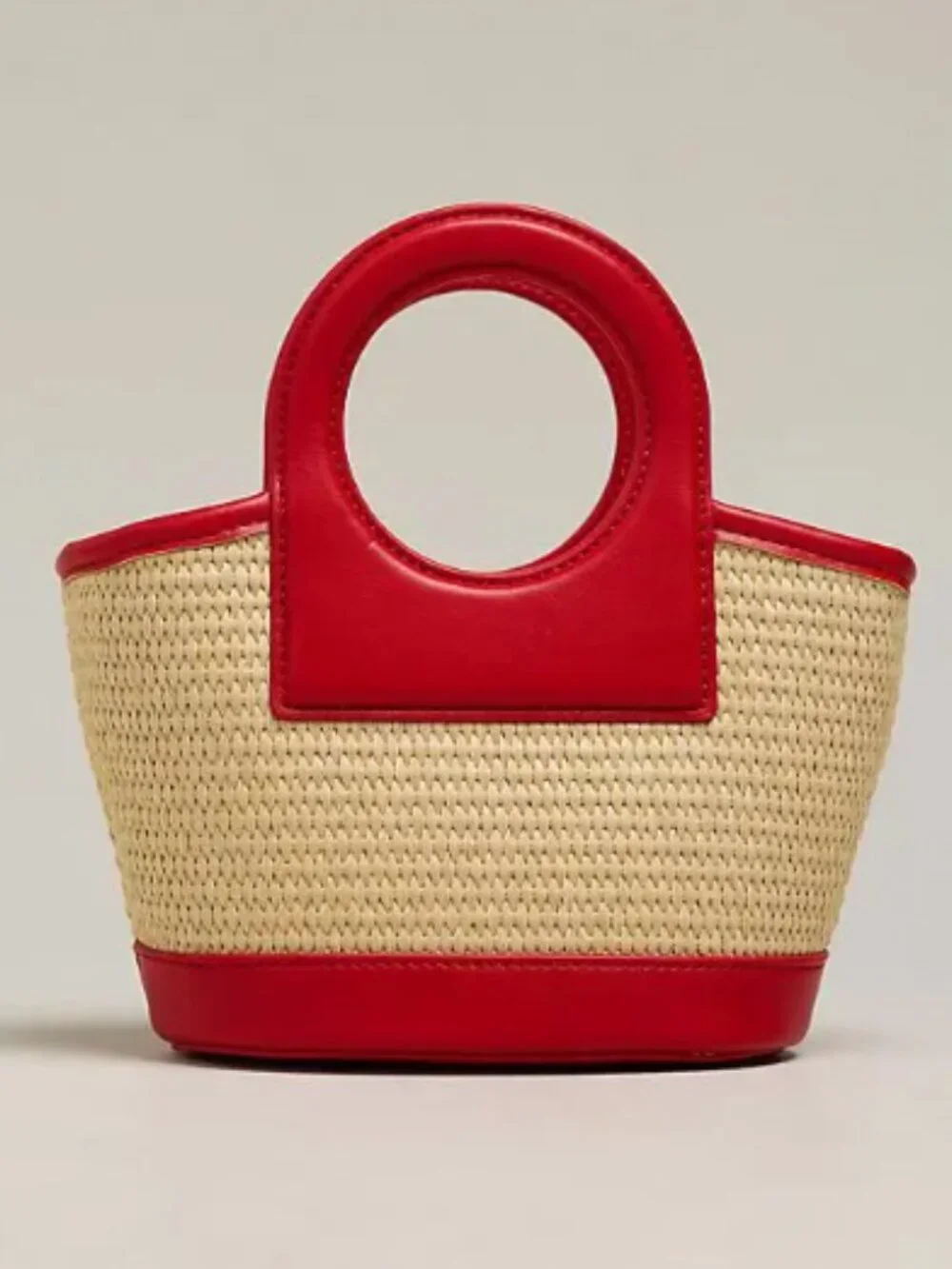Meli Bianco Carson Raffia Handbag - NWT - Picture 1 of 8